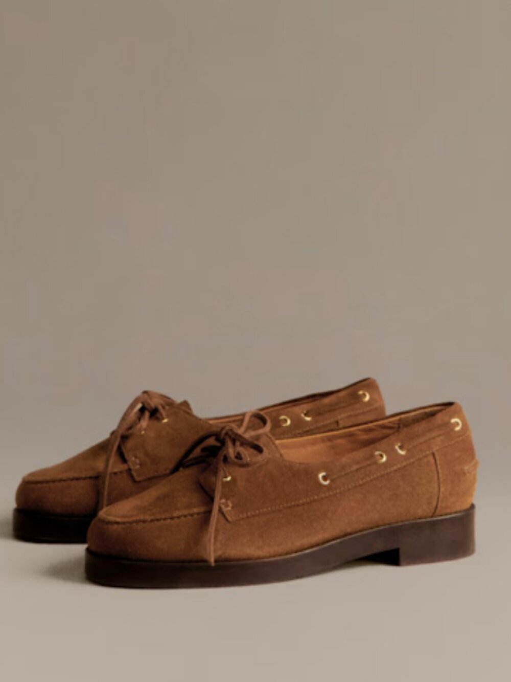 Sezane Caroline Loafers in Coffee Brown Suede 40 9